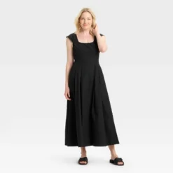 Women's Poplin Midi Dress - A New Day™ -A NEW DAY Shop GUEST 0196a13a 081c 4727 8aae a92518a2f718