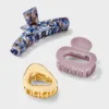 Assorted Marble And Cut Out Hair Claw Clip Set 3pc - A New Day™ Multicolor 1 Assorted Marble And Cut Out Hair Claw Clip Set 3pc - A New Day™ Multicolor -A NEW DAY Shop GUEST 01f66579 4a89 4f24 8067 999c2bed8859