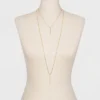 Short And Long Layered Pendant Necklace - A New Day™ Gold -A NEW DAY Shop GUEST 02f2ca20 0f39 455d ad08 0a18f6430d83