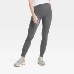 Women's High Waisted Cotton Seamless Fleece Lined Leggings - A New Day™ -A NEW DAY Shop GUEST 04147627 f759 40af b038 3f65353d1dad