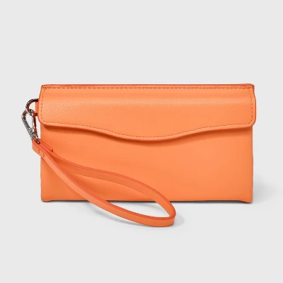 Flap Pouch With Folded Double Interior Wristlet - A New Day™ 6 Flap Pouch With Folded Double Interior Wristlet - A New Day™ - Image 4