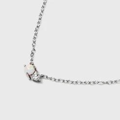 Sterling Silver Cubic Zirconia Pendant Necklace - A New Day™ Silver -A NEW DAY Shop GUEST 068a4173 288e 498e b6b4 5099d5dc07d0