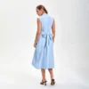 Women's Tie-Waist Midi Shirtdress - A New Day™ Blue -A NEW DAY Shop GUEST 0767b015 67af 4851 b1e3 2f11a9df0bfa