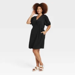 Women's Balloon Short Sleeve Mini Wrap Dress - A New Day™ 8 Women's Balloon Short Sleeve Mini Wrap Dress - A New Day™ -A NEW DAY Shop GUEST 078c12c6 2120 4ef9 9000 1e27c0786fe0