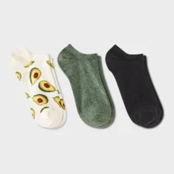 Women's Avocado 3pk Low Cut Socks - A New Day™ Ivory/Olive Green/Black 4-10: Tagless Design -A NEW DAY Shop GUEST 0924c6dd 2450 42df ae29 7ab40e73bd60