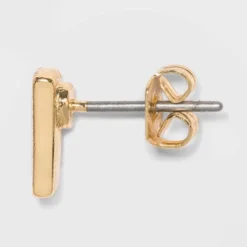 Stud Earring Set 8pc - A New Day™ White/Gold