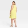 Women's Terry Mini Tank Shift Dress - A New Day™ Yellow 4X -A NEW DAY Shop GUEST 135440b4 b5fd 45f9 9cd8 7bc81b513635