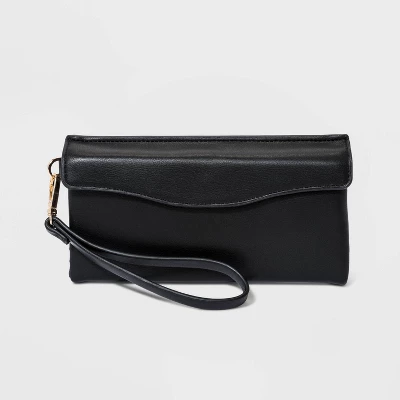 Flap Pouch With Folded Double Interior Wristlet - A New Day™ 4 Flap Pouch With Folded Double Interior Wristlet - A New Day™ - Image 2
