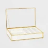 Glass Jewelry Organizer - A New Day™ Gold -A NEW DAY Shop GUEST 142de6d8 cc6b 4233 8cd5 9c2f54f93343