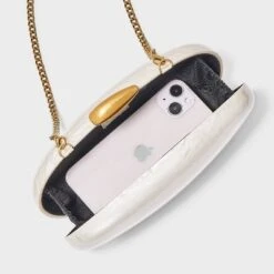 Organic Minaudiere Clutch - A New Day™ Pearl -A NEW DAY Shop GUEST 15280c30 614b 4b91 ba48 8d4573b136da