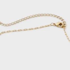 14K Gold Dipped Cubic Zirconia Baseball And MVP Charm Necklace - A New Day™ Gold -A NEW DAY Shop GUEST 16f04684 def3 4d21 a275 1724693dc874