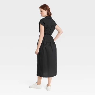 Women's Short Sleeve Midi Dress - A New Day™ 3 Women's Short Sleeve Midi Dress - A New Day™