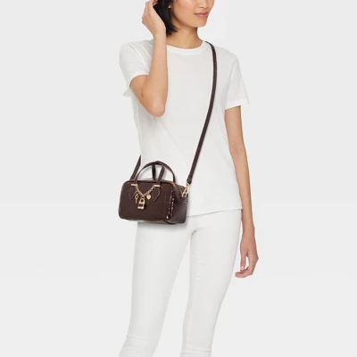 Small Satchel Crossbody Bag - A New Day™ Brown 3 Small Satchel Crossbody Bag - A New Day™ Brown