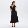 Women's Short Sleeve V-Neck Midi A-Line Dress - A New Day™ -A NEW DAY Shop GUEST 1e4442d5 7031 48b0 91b7 e9072d90c8bd