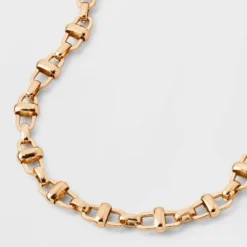 Bar Chain Necklace - A New Day™ Gold: Lobster Claw Clasp, 16" Length, 3" Extender, Iron Material, Metallic Finish -A NEW DAY Shop GUEST 26175a4d 0acd 4512 9bd0 805ba0cd49a1