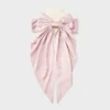 Satin Double Bow Hair Barrette - A New Day™ Pink