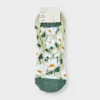 Women's Daisy 3pk Liner Socks - A New Day™ Green/Heather Gray/White 4-10: Cotton Blend, Seamless Toe, Hidden Gel Heel Grip -A NEW DAY Shop GUEST 2680762c 18fb 4fdf 9631 7a8b74b93d57
