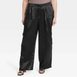 Women's High-Rise Satin Cargo Pants - A New Day™ -A NEW DAY Shop GUEST 2af35e5e 2fc1 4ac2 bbd6 7aecf0db0021