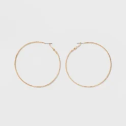 Textured Hoop Earrings - A New Day™ -A NEW DAY Shop GUEST 2c012b25 581f 4e83 a0ac c333ef32afe8