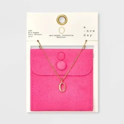 Gold Dipped Cubic Zirconia Initial Pendant Necklace - A New Day™ Gold -A NEW DAY Shop GUEST 2e3195ae 4651 4307 8de7 3a81989ddb91
