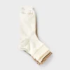 Women's Double Scalloped Edge 3pk Ankle Socks - A New Day™ Ivory/Tan/Black 4-10 -A NEW DAY Shop GUEST 2e6b44e3 fbe5 47c9 9304 5380da8dabf8