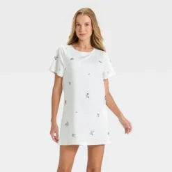 Women's Embellished Mini Dress - A New Day™ White -A NEW DAY Shop GUEST 2eb9a4a3 a607 43b1 85db 04ac4b1ddbe5