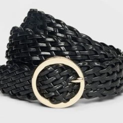 Women's Oval Center Bar Buckle Belt - A New Day™ Black -A NEW DAY Shop GUEST 2f8ed212 6b98 4f44 b375 f5b449daf648