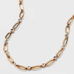 Channel And Station Chain Necklace - A New Day™ Gold -A NEW DAY Shop GUEST 307da577 d670 4a42 b96d 97903ecbcc29