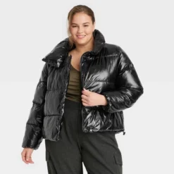 Women's Short Relaxed Puffer Jacket - A New Day™ -A NEW DAY Shop GUEST 34d22ce0 da74 4e7f 9318 41b8efde4256
