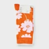 Women's Floral 3pk Crew Socks - A New Day™ Orange/Pink/Ivory 4-10: Tagless, Smooth Toe Seams -A NEW DAY Shop GUEST 352fcd3c 8541 4bdc 938b 597a0f85c6e6