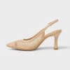 Women’s Abigail Pleated Mesh Sling Back Heels – A New Day™ Tan 1 Women’s Abigail Pleated Mesh Sling Back Heels – A New Day™ Tan -A NEW DAY Shop GUEST 36d029ce b359 4549 b112 8f453a983331