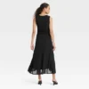 Women's Ruched Midi Sundress - A New Day™ -A NEW DAY Shop GUEST 39dc706c 5ca4 4f81 9afc 204175b7130a