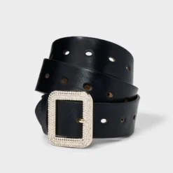 Women's Square Buckle Belt - A New Day™ Black -A NEW DAY Shop GUEST 3f43de93 5ee0 4c0d b094 447ab48c5c4d