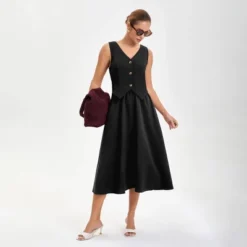 Women's Layered Waistcoat A-Line Dress - A New Day™ -A NEW DAY Shop GUEST 414bc91c 0fc6 426c 9f3e 7ef04fe47b26