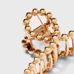 Metal Loop Claw Hair Clip - A New Day™ Gold: Styling Accessory For All Hair Types