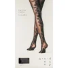 Women's Floral Back Tights - A New Day™ Black
