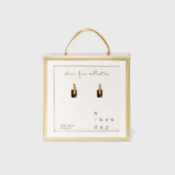 14K Gold Plated Twist Huggie Hoop Earrings - A New Day™ -A NEW DAY Shop GUEST 45c9d6f3 53ab 481e a807 6f8cc1e12f96