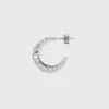 Silver Plated Brass Tapered Twist Hoop Earrings - A New Day™ Silver -A NEW DAY Shop GUEST 4904437e 5704 46b8 9dbb 2f6c9763117e