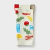 Women's Mediterranean Diet 3pk Crew Socks - A New Day™ Ivory/Red/Oatmeal Heather 4-10: Cotton Blend, Floral & Solid Patterns -A NEW DAY Shop GUEST 49529111 b73b 44cb 9912 b59df78b0ac9
