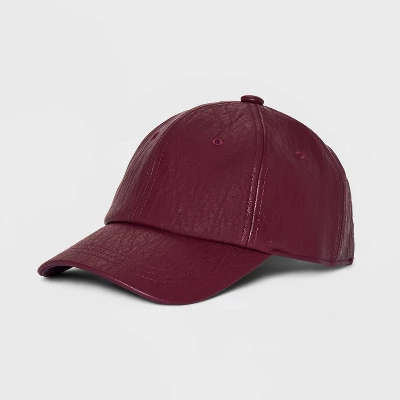Faux Leather Baseball Hat - A New Day™ 7 Faux Leather Baseball Hat - A New Day™ - Image 5