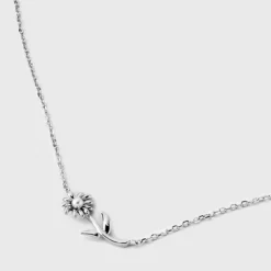 Sterling Silver Dainty Sunflower With Pearl Necklace - A New Day™: Cable Chain, Spring Ring Clasp, Polished Finish, 19" Length -A NEW DAY Shop GUEST 4f2626d3 8b95 4f72 86b5 bd0a7b41d540