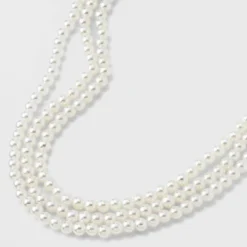 Pearl Multi-Strand Necklace Set 3pc - A New Day™ White -A NEW DAY Shop GUEST 504717d0 232f 44d2 9a48 c5a86aef74c3