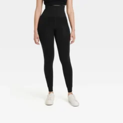 Women's High Waisted Seamless Faux Fur Lined Leggings - A New Day™ Black -A NEW DAY Shop GUEST 517456e8 07c0 4598 8add aa7bbda00c40