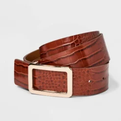 Women's Square Buckle Belt - A New Day™ -A NEW DAY Shop GUEST 537b8900 36c2 4b12 9518 35b4d6b0ece9