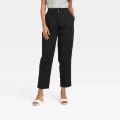 Women's Pleat Front Tapered Chino Pants - A New Day™ -A NEW DAY Shop GUEST 5438d077 550c 4fc9 bb85 eac1f4cee1a0