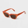 Women's Plastic Retro Angular Cateye Sunglasses - A New Day™ -A NEW DAY Shop GUEST 54e4d2c8 f874 4d5b abcb 4122fba66b48