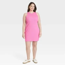 Women's Rib Racer Shift Dress - A New Day™ -A NEW DAY Shop GUEST 54e4e334 038b 40a4 9228 b46ada5ffa0a