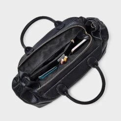 Belted Satchel Handbag - A New Day™ Black -A NEW DAY Shop GUEST 553f3196 a988 4da6 a523 220e611077a3