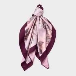 Floral Print Tail Bow Hair Twister - A New Day™ Purple/cream -A NEW DAY Shop GUEST 55b6c332 2069 461f 8ca8 fe697fbfc86a