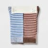 Women's Striped 6pk Crew Socks - A New Day™ Assorted Colors 4-10: Lightweight Knit Flat Seams -A NEW DAY Shop GUEST 5c30ed99 8d1e 4be8 963e ba71f3f9d1a7